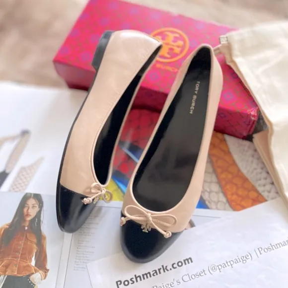 Tory Burch Cap-Toe Ballet Flat