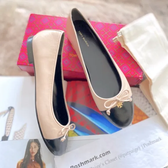 Tory Burch Cap-Toe Ballet Flat