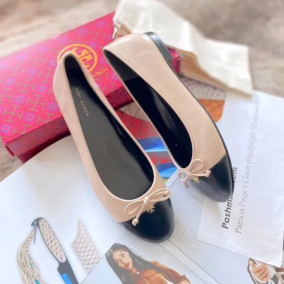 Tory Burch Cap-Toe Ballet Flat