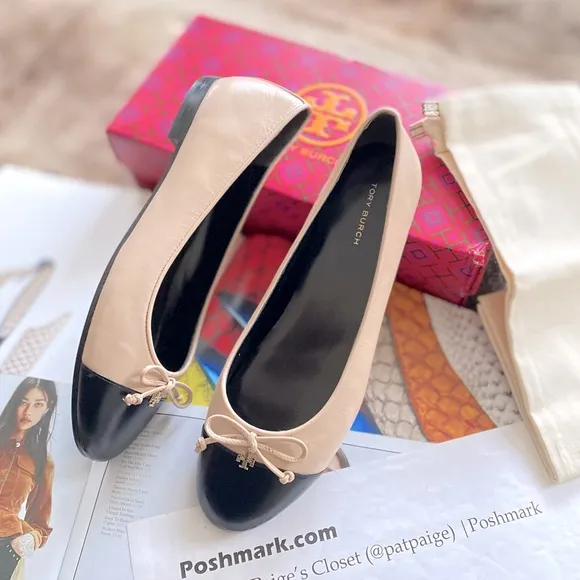 Tory Burch Cap-Toe Ballet Flat