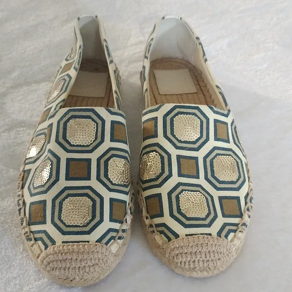 Tory Burch Cecily Embellished espadrilles size 7