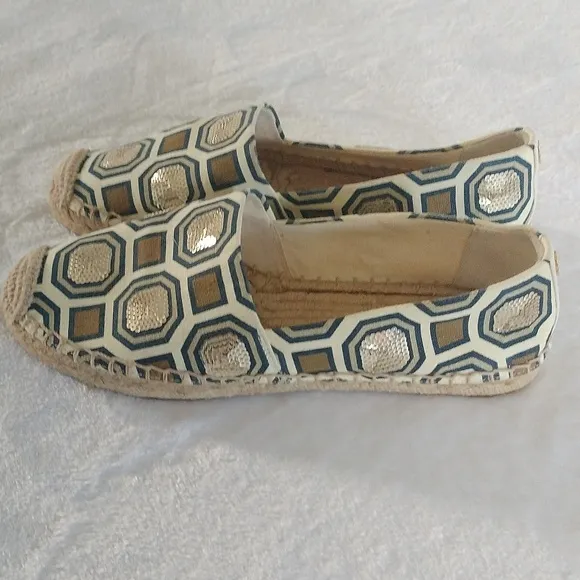Tory Burch Cecily Embellished espadrilles size 7