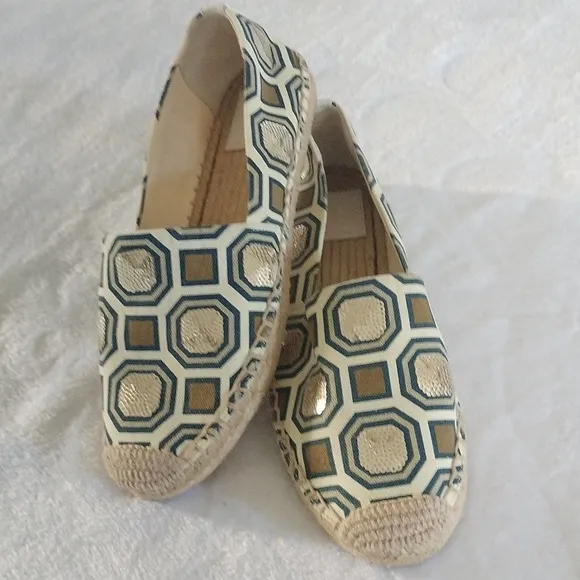 Tory Burch Cecily Embellished espadrilles size 7