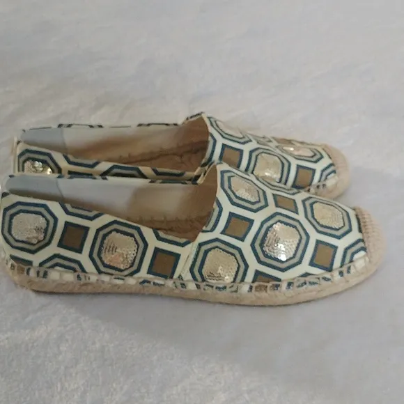 Tory Burch Cecily Embellished espadrilles size 7