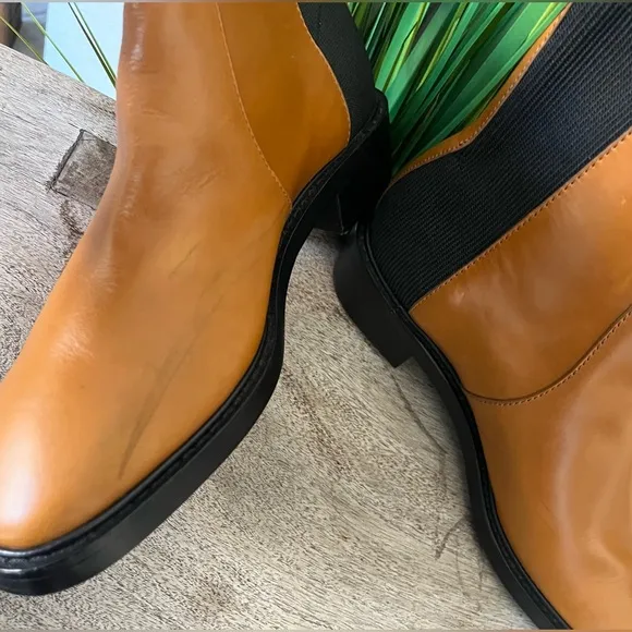 Tory Burch Chelsea Bonnie Brown Boots