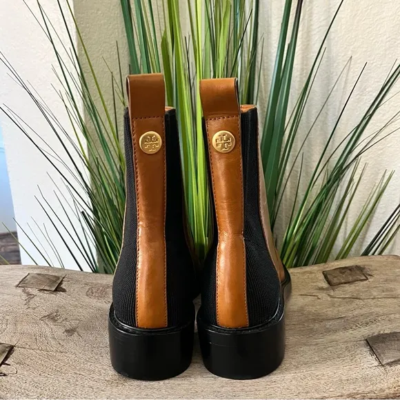 Tory Burch Chelsea Bonnie Brown Boots
