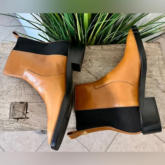 Tory Burch Chelsea Bonnie Brown Boots