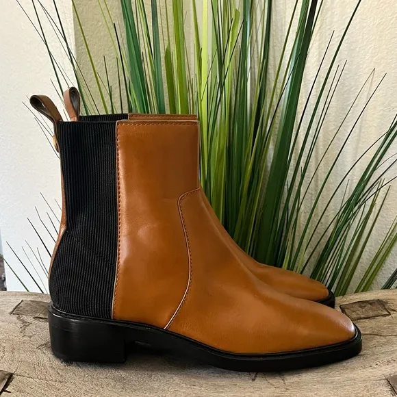 Tory Burch Chelsea Bonnie Brown Boots