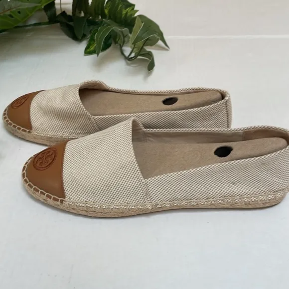 Tory Burch - Color Block Canvas Flat Espadrilles