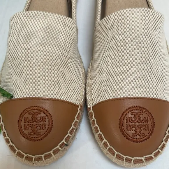 Tory Burch - Color Block Canvas Flat Espadrilles