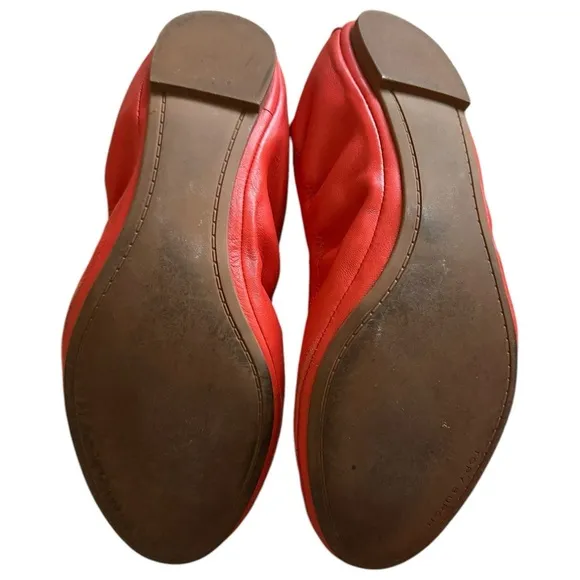 Tory Burch | Eddie Ballet Flats Soft Lamb, Bright Samba, Sz 10