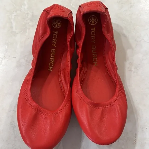 Tory Burch Eddie flat ballet Packable flats sz 7.5 nwot