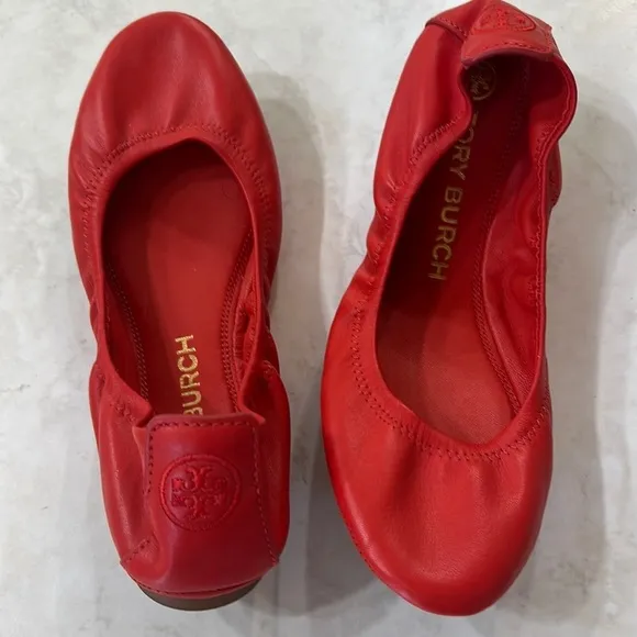 Tory Burch Eddie flat ballet Packable flats sz 7.5 nwot