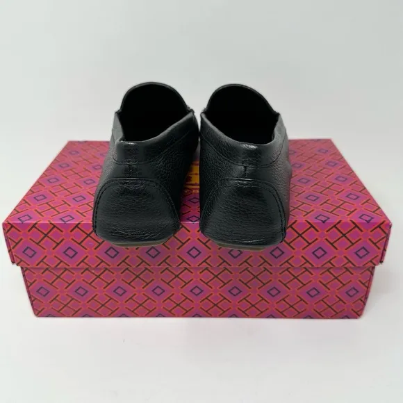 Tory Burch Everly Driver Black Leather