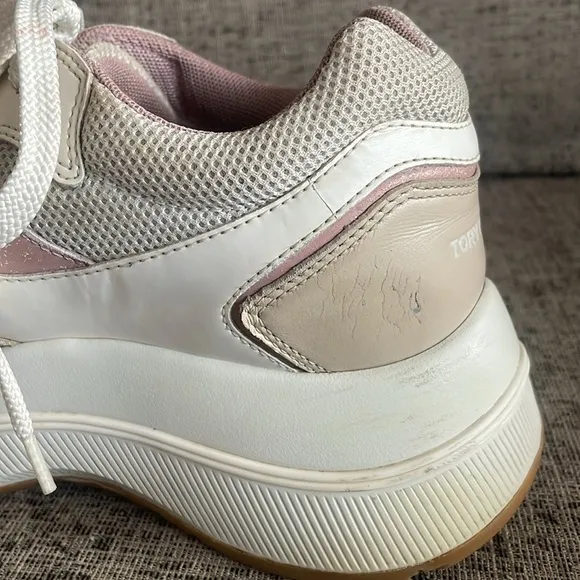 Tory Burch Gemini Link Platform Sneakers Size 9M