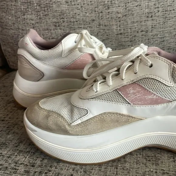 Tory Burch Gemini Link Platform Sneakers Size 9M