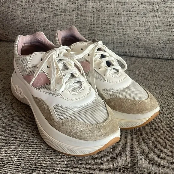 Tory Burch Gemini Link Platform Sneakers Size 9M