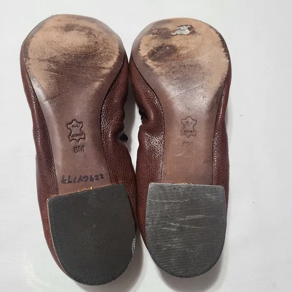 Tory Burch Jake Landed Capra Flats sz 8