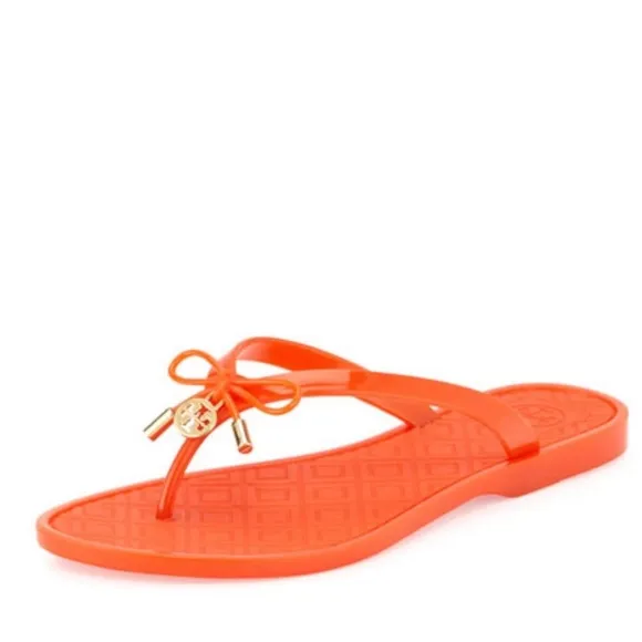 Tory Burch Jelly Bow Thong Sandals