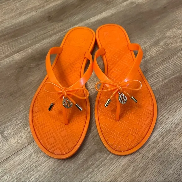 Tory Burch Jelly Bow Thong Sandals