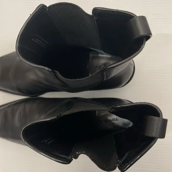 TORY BURCH LEATHER CHELSEA BOOTS WOMENS SIZE 9M