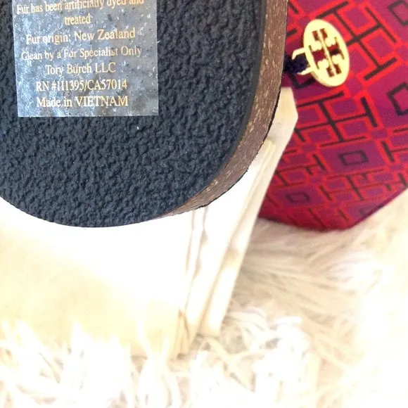 Tory Burch Miller Cloud Shearling Sandals