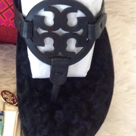 Tory Burch Miller Cloud Shearling Sandals