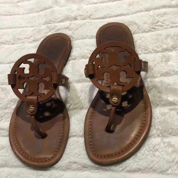 Tory Burch Miller Leather Sandals