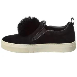 Tory Burch Pom Pom Suede Platform Sneakers