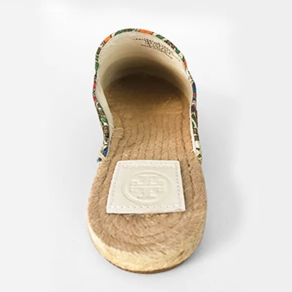 Tory Burch Print Canvas Mule Espadrille