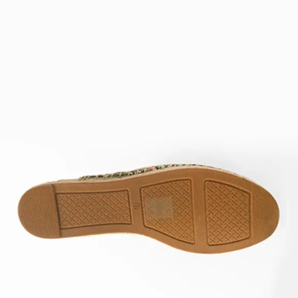 Tory Burch Print Canvas Mule Espadrille