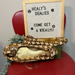 Tory Burch Reva Animal Print Flats