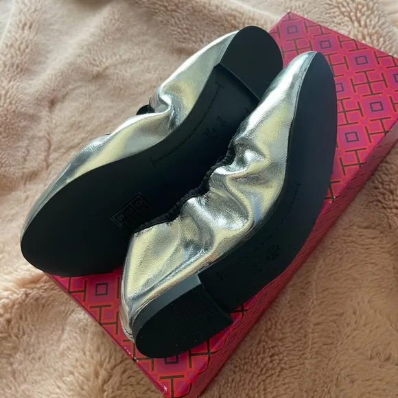 Tory Burch Soft Scrunch Ballet Flats