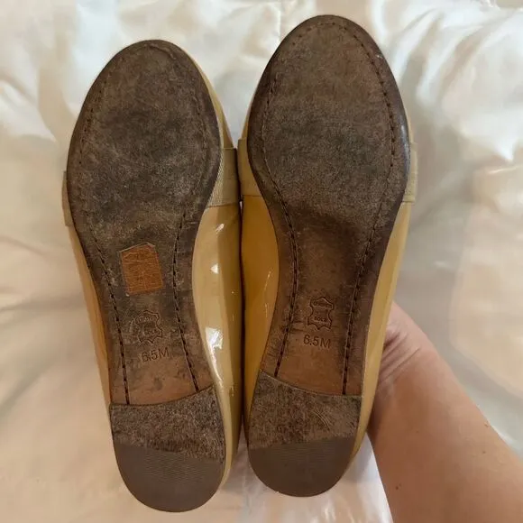 Tory Burch Trudy Smoking Slipper Tan 6.5