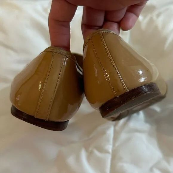 Tory Burch Trudy Smoking Slipper Tan 6.5