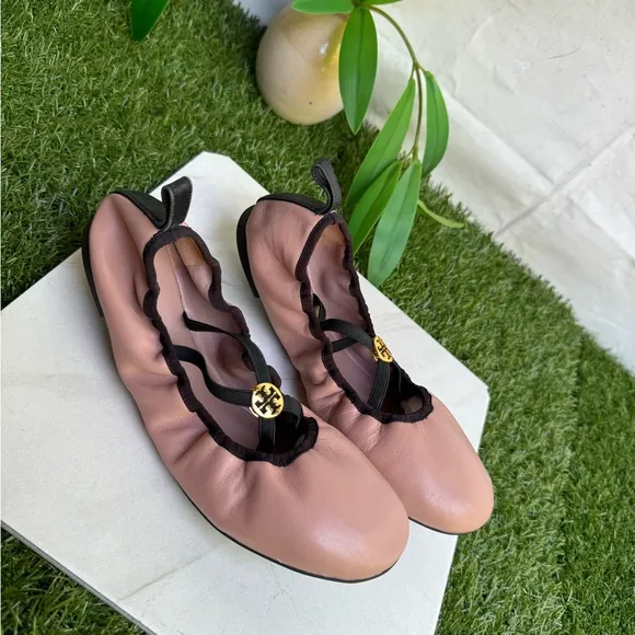 Tory Burch Woman Ballet flatsBlush Size 7.5 Soft Leather