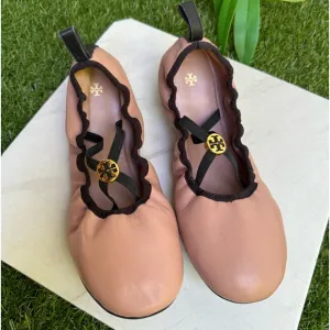 Tory Burch Woman Ballet flatsBlush Size 7.5 Soft Leather