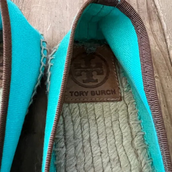 Tory Burch woman’s Logo Canvas Espadrilles shose