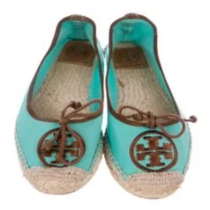 Tory Burch woman’s Logo Canvas Espadrilles shose