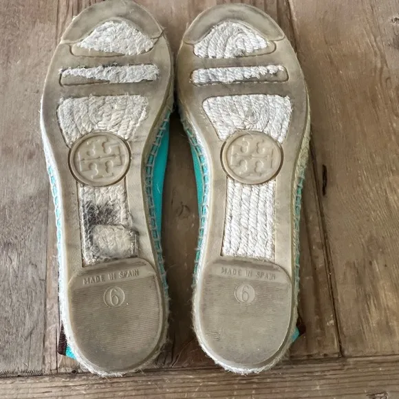 Tory Burch woman’s Logo Canvas Espadrilles shose