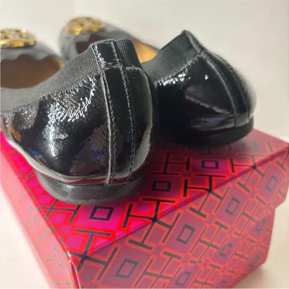 Tory burch women minnie travel ballet flats in box 7.5