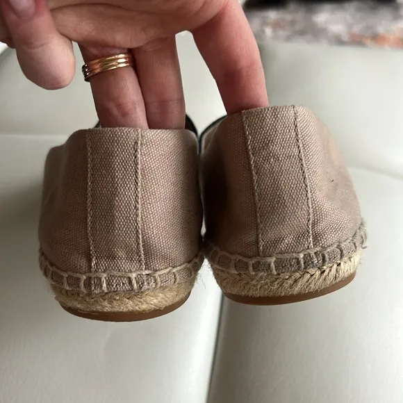 Tory Burch Women's Black and Tan Espadrilles