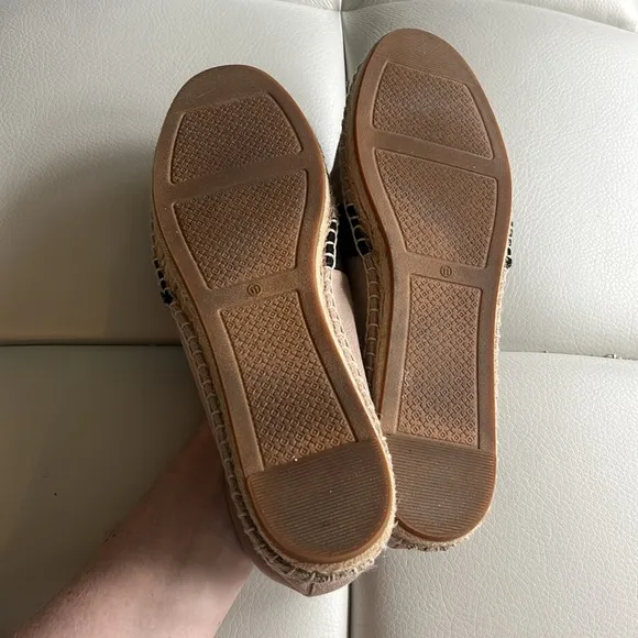 Tory Burch Women's Black and Tan Espadrilles