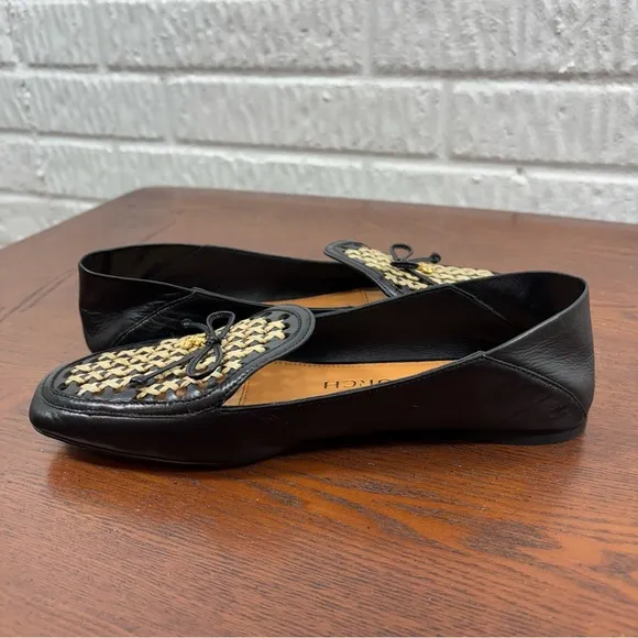 Tory Burch Women's Tory Charm Woven 5mm Loafers 7 NWOB