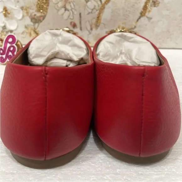 Tory Burch✨Benton 2 Ballet FlatTumbled Leather size 6.5