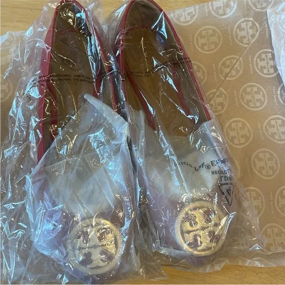 Tory Burch✨Benton 2 Ballet FlatTumbled Leather size 6.5