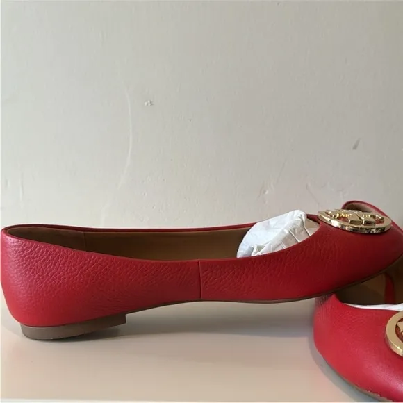 Tory Burch✨Benton 2 Ballet FlatTumbled Leather size 6.5