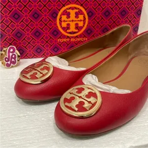 Tory Burch✨Benton 2 Ballet FlatTumbled Leather size 6.5