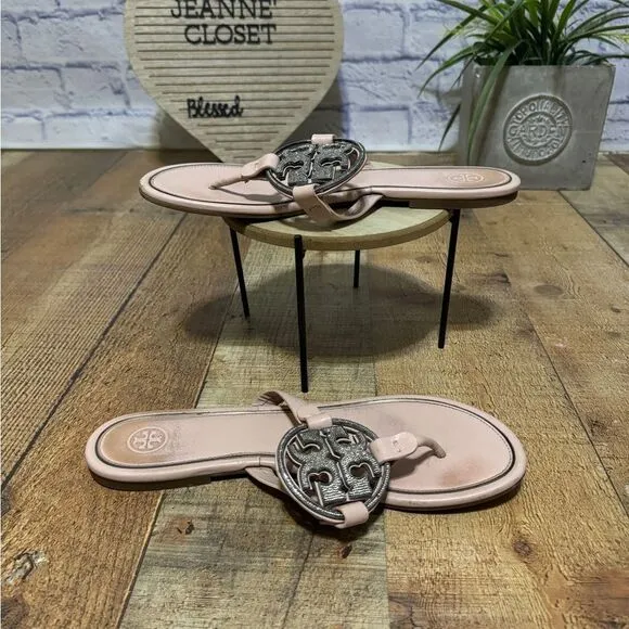 Tory Burch Metal Miller SandalsSize 10