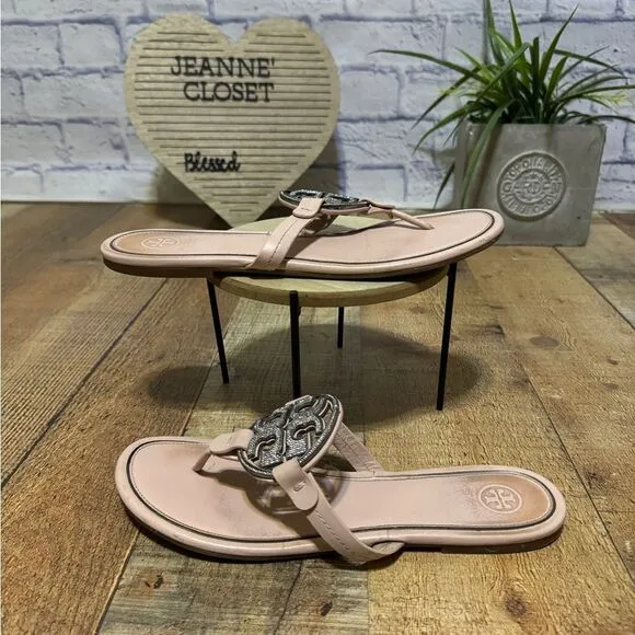 Tory Burch Metal Miller SandalsSize 10